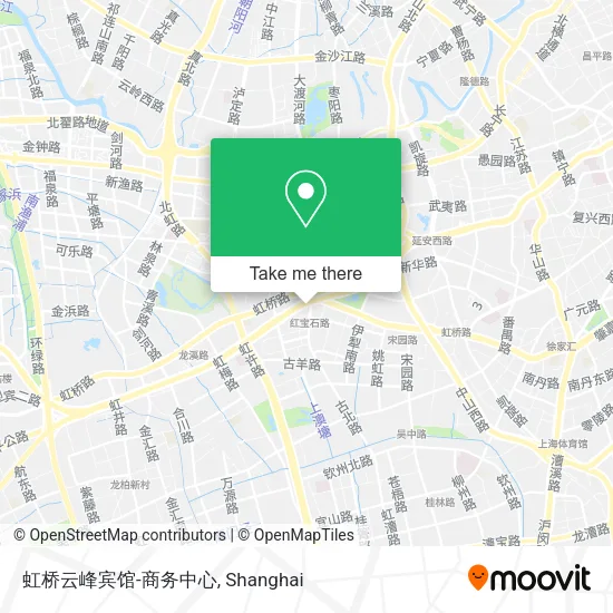 虹桥云峰宾馆-商务中心 map