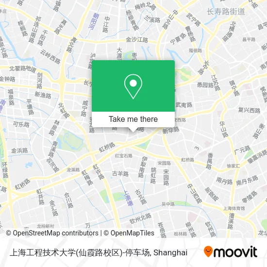 上海工程技术大学(仙霞路校区)-停车场 map