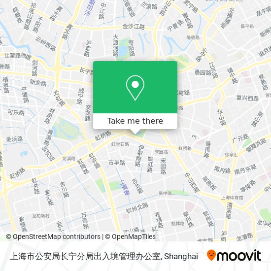 上海市公安局长宁分局出入境管理办公室 map