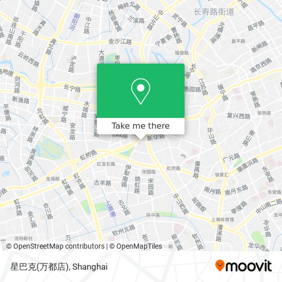 星巴克(万都店) map
