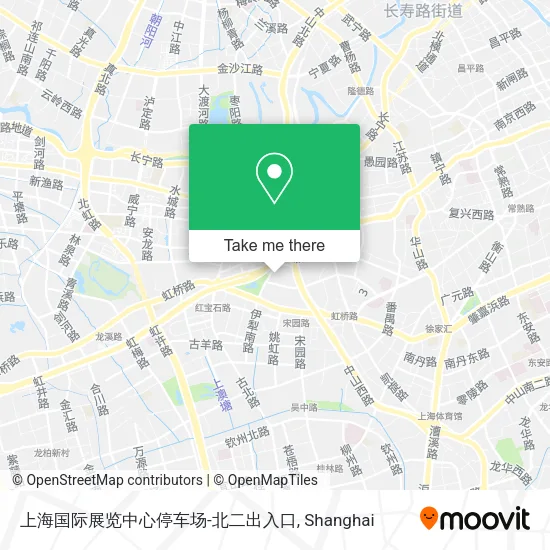 上海国际展览中心停车场-北二出入口 map