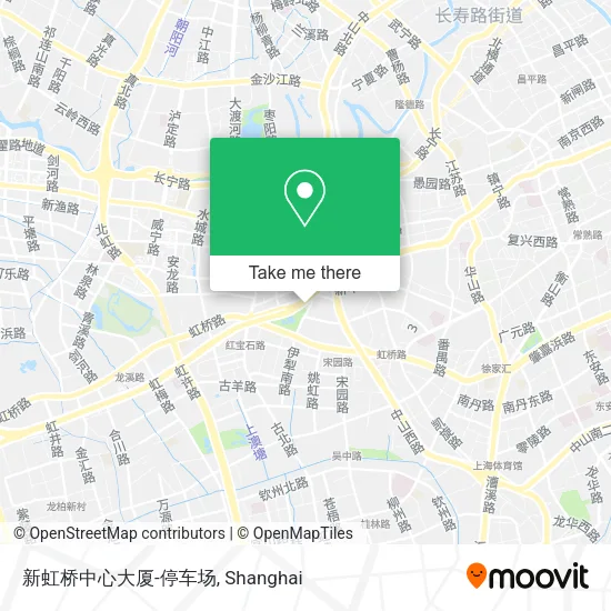 新虹桥中心大厦-停车场 map