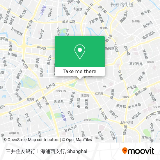 三井住友银行上海浦西支行 map