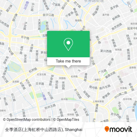 全季酒店(上海虹桥中山西路店) map