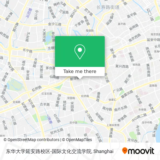 东华大学延安路校区-国际文化交流学院 map