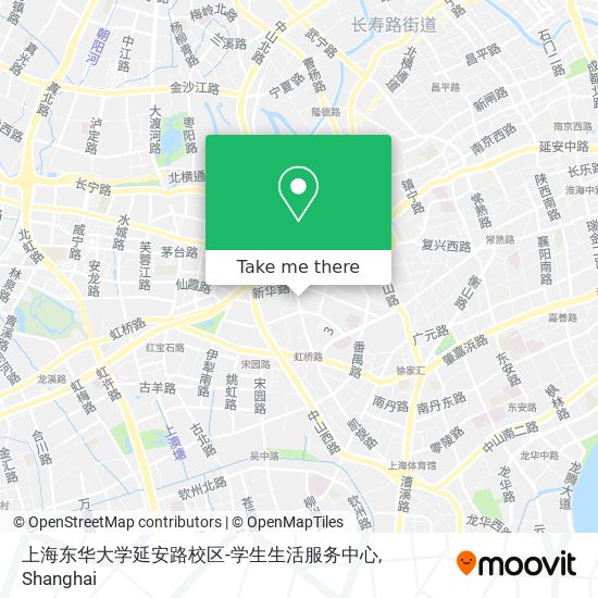 上海东华大学延安路校区-学生生活服务中心 map