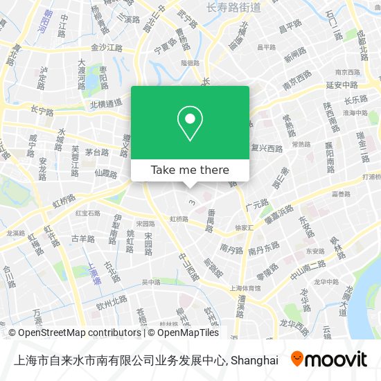 上海市自来水市南有限公司业务发展中心 map
