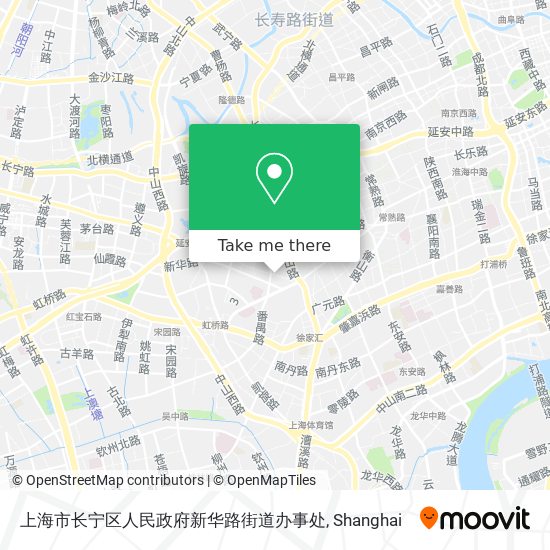 上海市长宁区人民政府新华路街道办事处 map