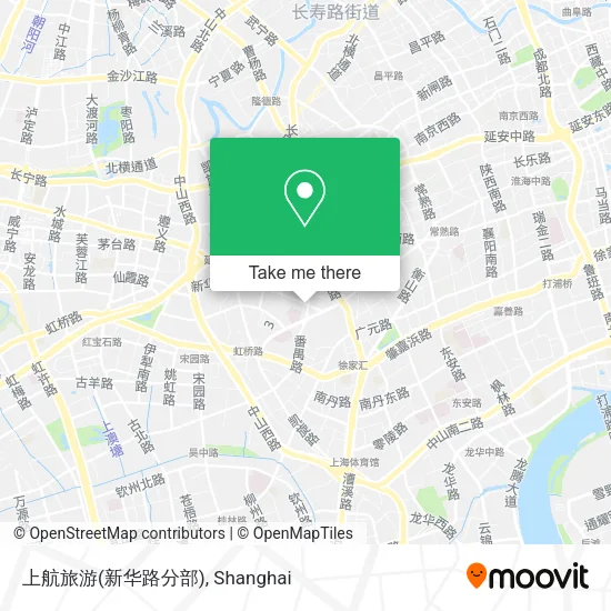 上航旅游(新华路分部) map