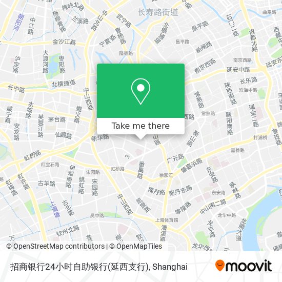 招商银行24小时自助银行(延西支行) map