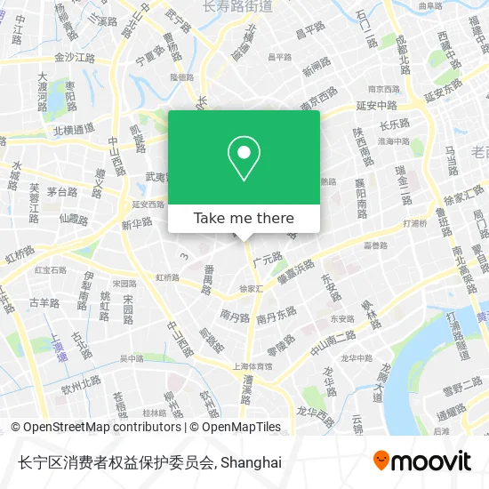 长宁区消费者权益保护委员会 map