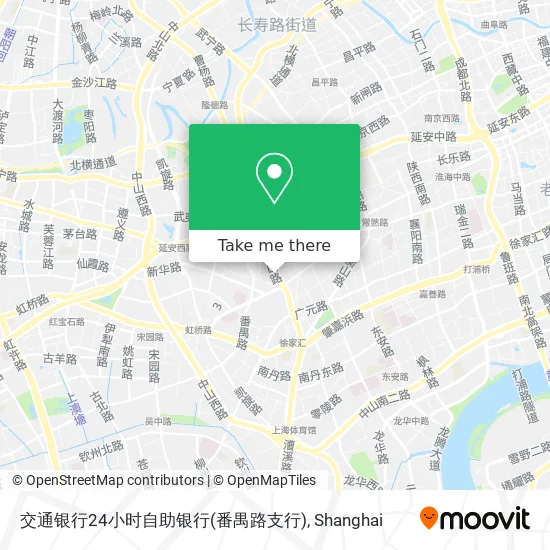 交通银行24小时自助银行(番禺路支行) map