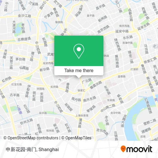 申新花园-南门 map
