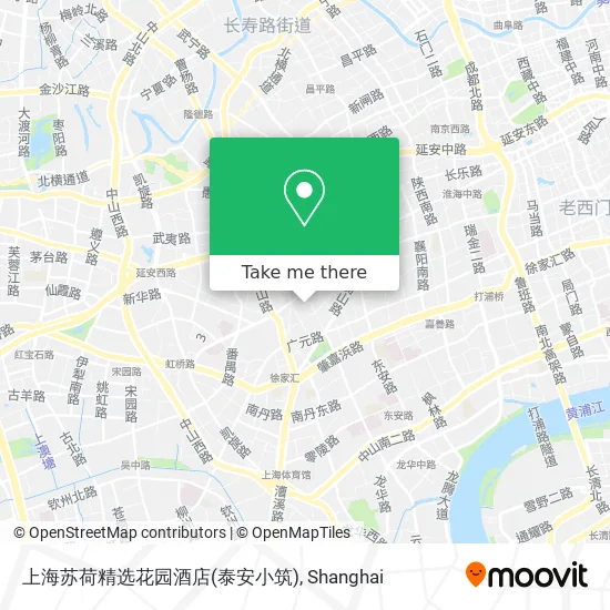 上海苏荷精选花园酒店(泰安小筑) map