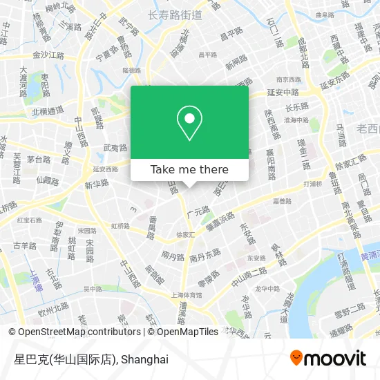 星巴克(华山国际店) map