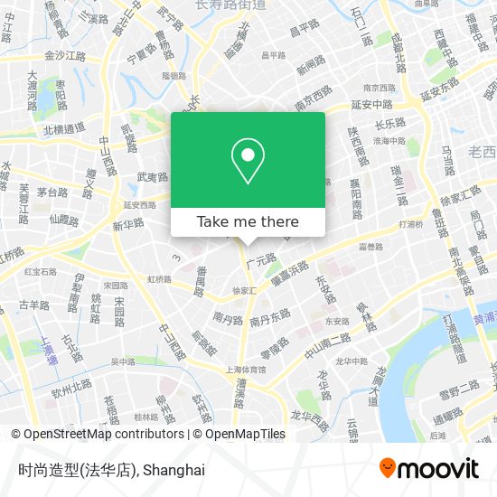 时尚造型(法华店) map