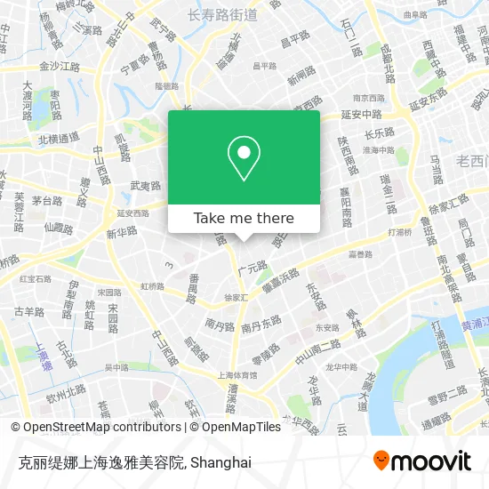 克丽缇娜上海逸雅美容院 map