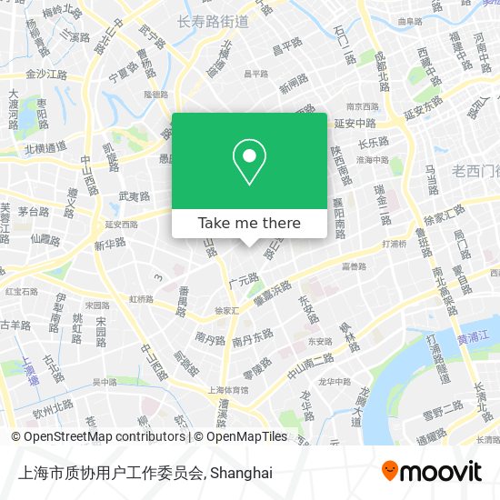 上海市质协用户工作委员会 map