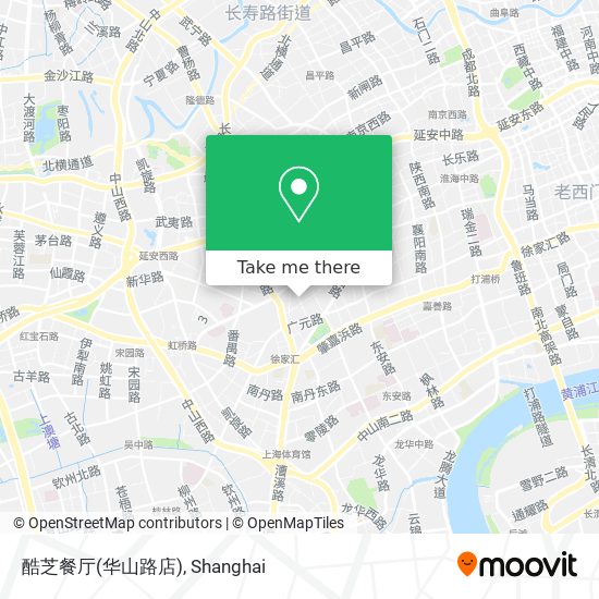 酷芝餐厅(华山路店) map