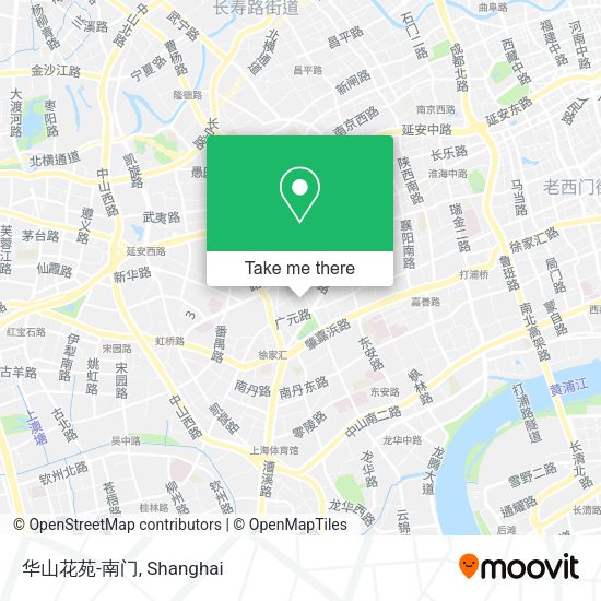 华山花苑-南门 map