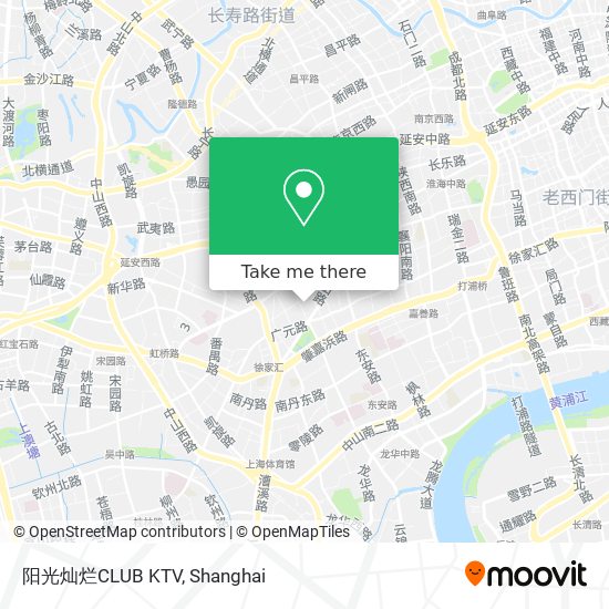 阳光灿烂CLUB KTV map