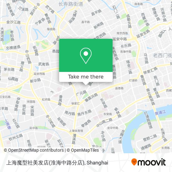 上海魔型社美发店(淮海中路分店) map