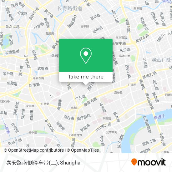 泰安路南侧停车带(二) map