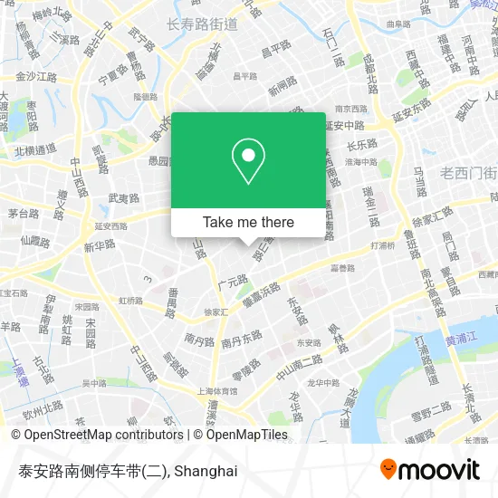 泰安路南侧停车带(二) map