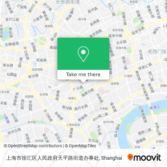 上海市徐汇区人民政府天平路街道办事处 map