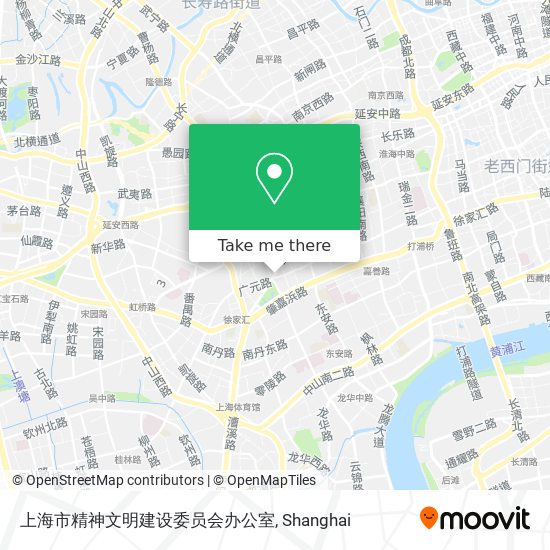 上海市精神文明建设委员会办公室 map