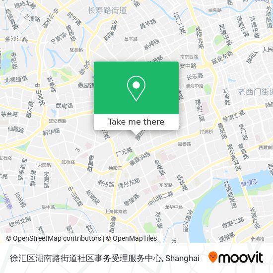 徐汇区湖南路街道社区事务受理服务中心 map