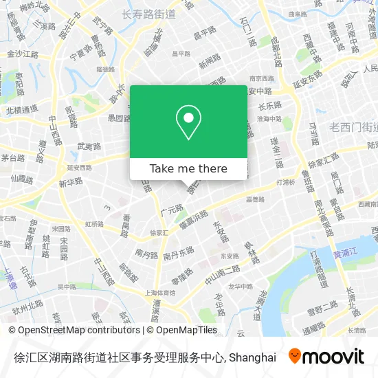 徐汇区湖南路街道社区事务受理服务中心 map