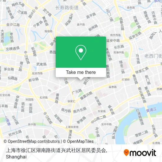 上海市徐汇区湖南路街道兴武社区居民委员会 map