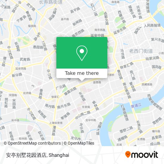 安亭别墅花园酒店 map
