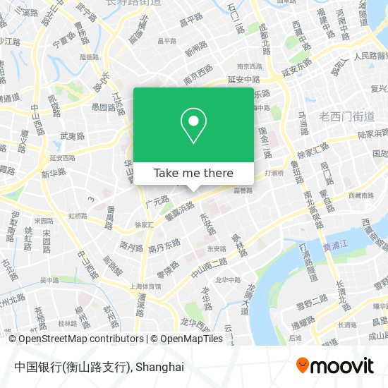中国银行(衡山路支行) map