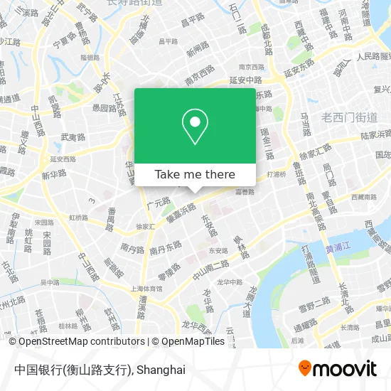 中国银行(衡山路支行) map