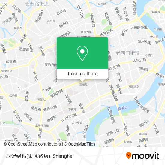 胡记锅贴(太原路店) map