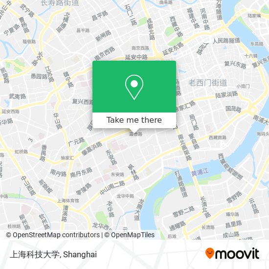 上海科技大学 map