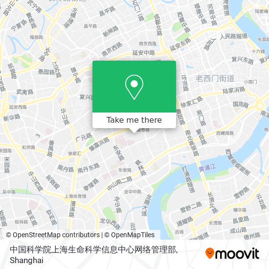 中国科学院上海生命科学信息中心网络管理部 map