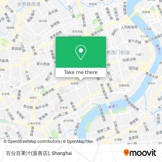 百分百果汁(嘉善店) map