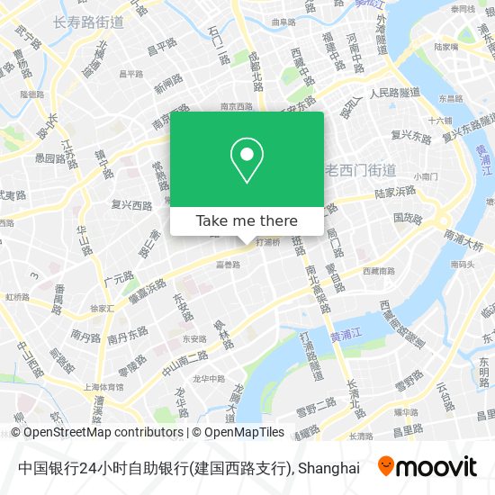 中国银行24小时自助银行(建国西路支行) map