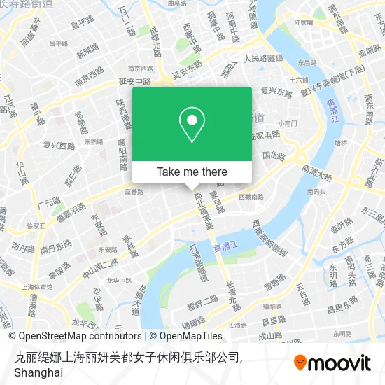克丽缇娜上海丽妍美都女子休闲俱乐部公司 map