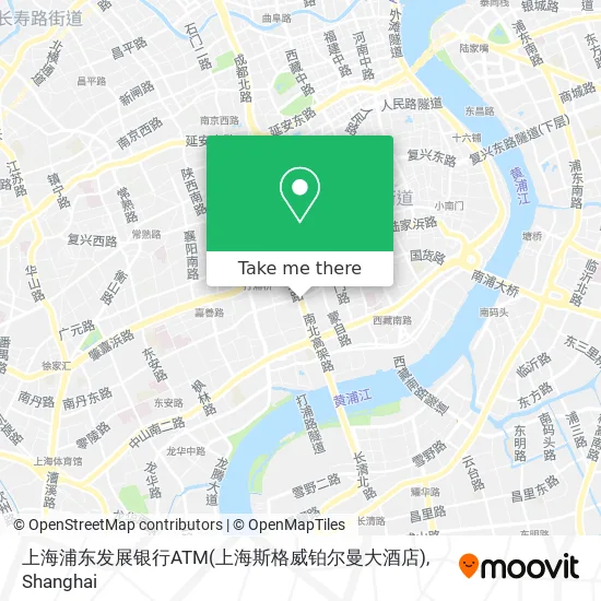 上海浦东发展银行ATM(上海斯格威铂尔曼大酒店) map