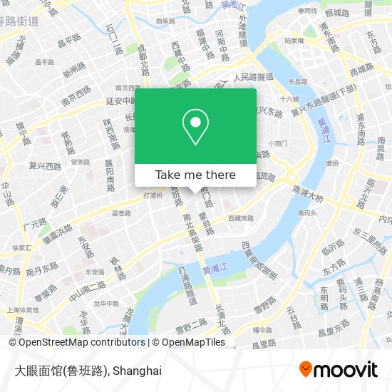 大眼面馆(鲁班路) map