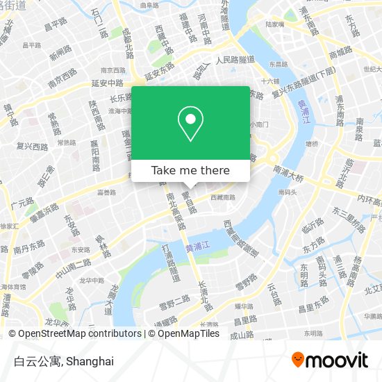 白云公寓 map