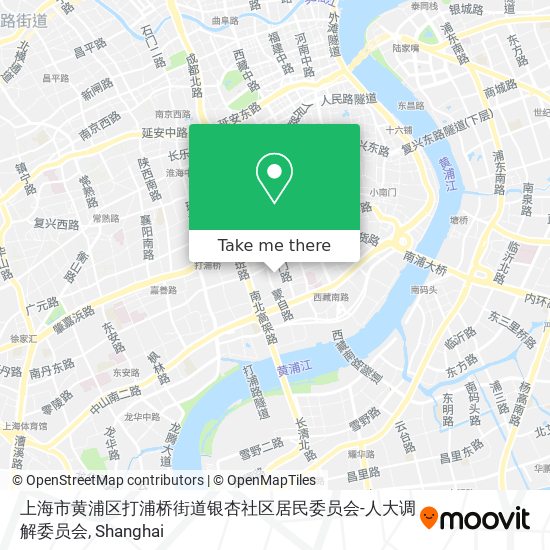 上海市黄浦区打浦桥街道银杏社区居民委员会-人大调解委员会 map