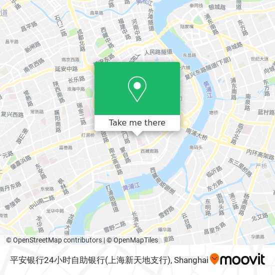 平安银行24小时自助银行(上海新天地支行) map