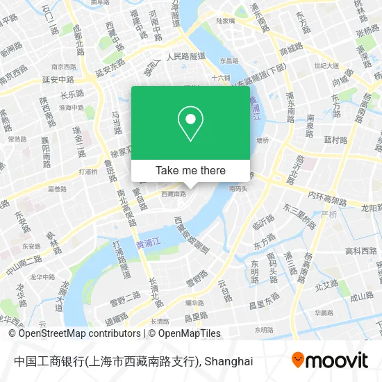 中国工商银行(上海市西藏南路支行) map
