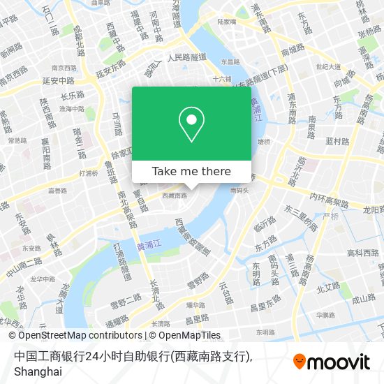 中国工商银行24小时自助银行(西藏南路支行) map