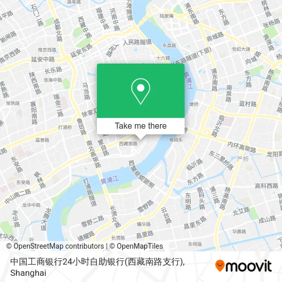 中国工商银行24小时自助银行(西藏南路支行) map